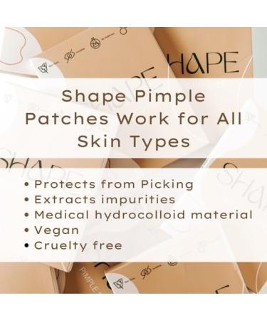 Shape Pimple Patches - Acne Support with Multiple Sizes (48 Count) - Buy Online on GoSupps.com