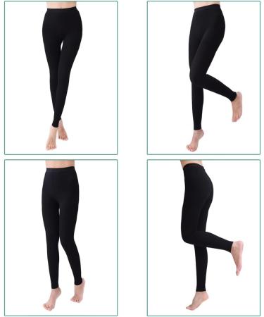 Medical Compression Tights for Varicose Veins & Edema - 20-30 mmHg Footless Black Gradient Stockings | Opaque Graded Compression | International Shipping - Buy Online on GoSupps.com