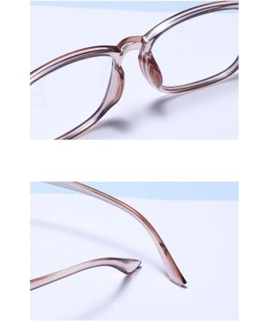 Fuqinqingoz Anti-UV Computer Reader Glasses - Trendy +150 Transparent Anti-Blue Light Eyewear for Men & Women - Buy Online on GoSupps.com