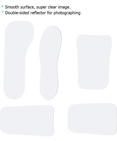 5-Piece Dental Reflector Mirror Set | Orthodontic Intraoral Photography | Dual-Sided Dental Mirrors for Clinics & Dentists - Buy Online on GoSupps.com