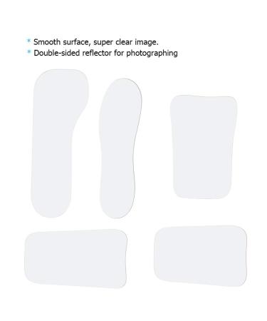 5-Piece Dental Reflector Mirror Set | Intraoral Photography Mirrors for Orthodontic Care & Dental Clinics - Buy Online on GoSupps.com