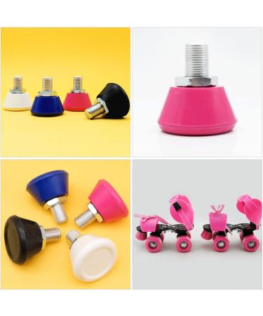 2pcs Rubber Roller Skate Toe Stoppers - Rosy | Replacement Brake Blocks for Roller Skates - Skate Accessories - Buy Online on GoSupps.com