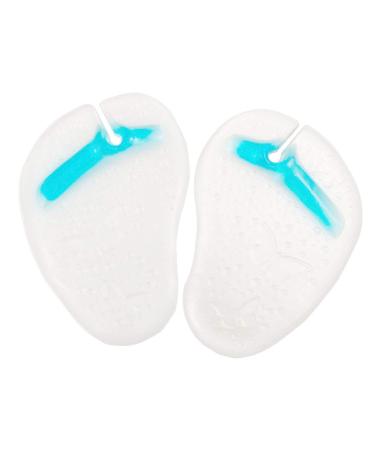 3 Pairs Soft Self-Adhesive Silicone Gel Forefoot Cushions Forefoot Pain Relief Grip Pads Non Slip Pain Relief Sandal Insoles for Thong Slipper Protectors Toe Posts Protectors for Women Men (Random)