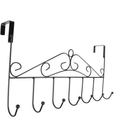 STOBAZA Ceiling Hook 2pcs Metal Clothes Rack Self Adhesive Wall Hooks Coat Hanger Rack Hook up Kitchen Door Cloth Hook - Buy Online on GoSupps.com
