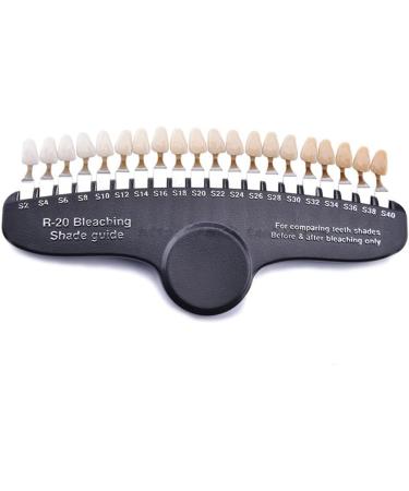20 Colors 3D Teeth Shade Guide Set with Comparator Mirror - Dental Whitening & Bleaching Tool for Professionals - Buy Online on GoSupps.com