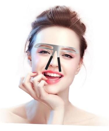 SOESFOUFU 2pcs Eyebrow Stencil Kit Women Eyebrow Ruler Eyebrow Assistant Reusable Eyebrow Grooming Stencil - Buy Online on GoSupps.com