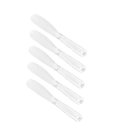 Didiseaon Spatules De M lange Pour Masque Cosm tique Transparentes 5 Pi ces 20 5 Cm Applicateur Visage Pour Soin Peau Usage Professionnel Et Voyage