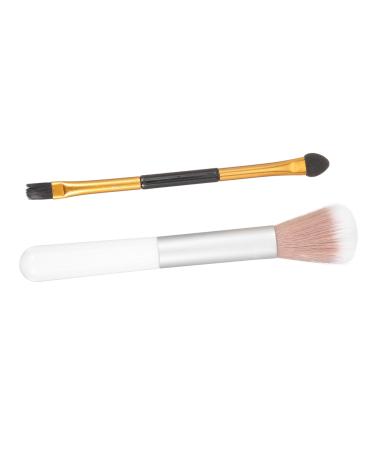 Set of 2 Makeup with Two Ends Cream Concealer Brush Powder Brush Eyeshadow Brush for Women Small Makeup Brush Makeup Brush for Women Heart Shaped Miss