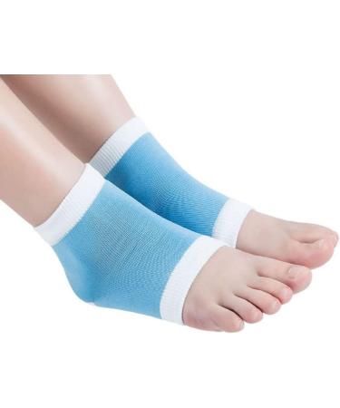 minkissy Vented Heel Socks Moisturizing Foot Socks Features Socks for Women Floral Hair Wreath for Women Blue Women's Socks & Hosiery Moisturising Gel Heel Socks Heel Pad Spa Men and Women - Buy Online on GoSupps.com