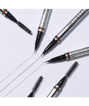 ARTDECO 24 hours Micro Brow Liquid Liner microfine eyebrow liner for shaping and defining 1 x 03 ml 10 gray brown - Buy Online on GoSupps.com