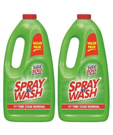 Spray 'n Wash Pre-Treat Laundry Stain Remover Refill, 60 fl oz Bottle (Pack of 2)