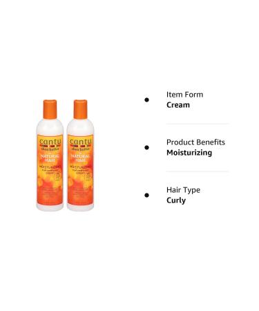 Cantu Shea Butter Moisturizing Curl Activator Cream 12 Oz - 2 Pack, Hydrating Shea Butter 12 Fl Oz (Pack of 2) - Buy Online on GoSupps.com