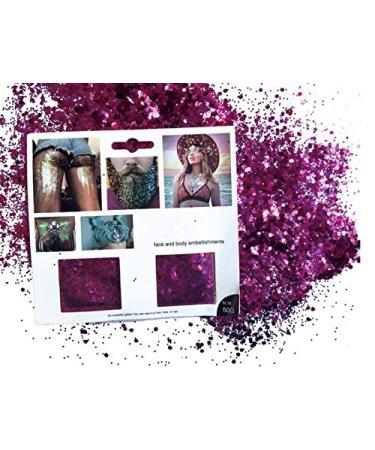 Beyond Chunky BG04 Pink Face Body Hair Glitter 50g