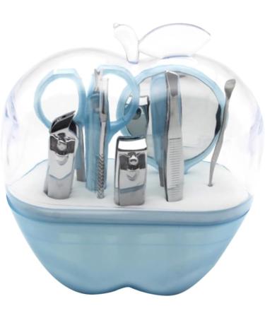 Housoutil Nail Kit Nail Kit Suit for Kids 8 in 1 Nail File Infant Suit 9 in 1 Nail File Nail Clipper Kit Fingernail Trimmer Tools Nail Clippers Set Suite Child Manicure Tools Major medium Blue - Buy Online on GoSupps.com