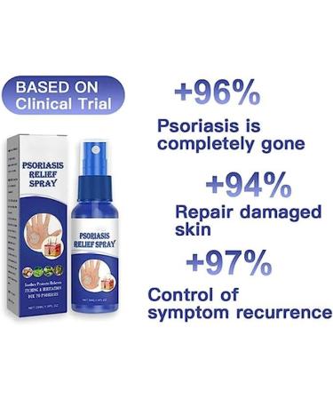 BIVOO Psoriasis Repair Spray - Herbal Treatment for Plaque Psoriasis - 2pcs Set - Buy Online on GoSupps.com