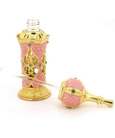 DFJOENVLDKHFE Vintage Patterned Glass Refillable Perfume Bottle Wedding Ladies Gifts (Size : Gold+Pink Red Color : 12ml) - Buy Online on GoSupps.com