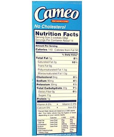 Nabisco Cameo Creme Sandwich Cookies 14.5 Oz (Pack of 2) - Delicious Sandwich Cookies - 2 Pack, 14.5 Ounce Each - Buy Online on GoSupps.com