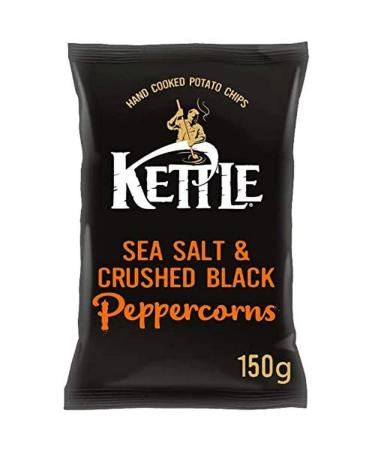 Kettle Chips with Sea Salt/Crushed Black Pepper 150g