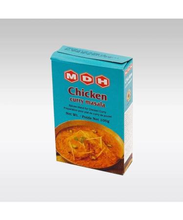 MDH Chicken Curry Masala 100g - Instant Spicy Blend for Delicious Meals - Enhances Flavors - Pack of 1 - Buy Online on GoSupps.com