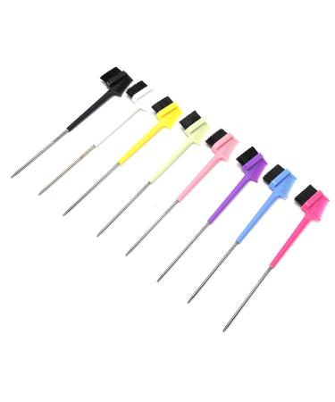 8Pcs Professional Double Head Eyebrow Brush & Eyelashes Comb - Soft Hair Makeup Tool for Flawless Beauty - Buy Online on GoSupps.com