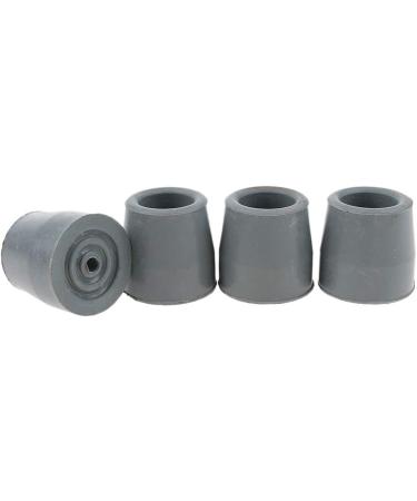4 Pcs Rubber Walking Stick Ferrules Cane Pin Crutch Pads Caps Tip Bottom Protector Ends Durable - Gray - Buy Online on GoSupps.com