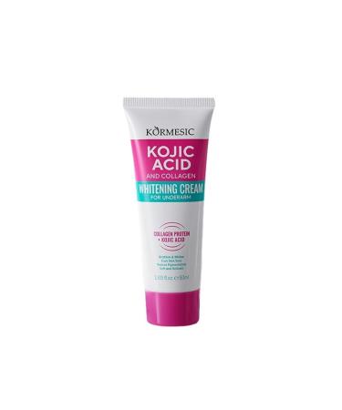 Kojic Acid Whitening Body Cream, Collagen Cream for Armpits, Knees, Elbows, Inner Thigh, Intimate Areas, Daily Moisturizing Brightening Cream, 50g