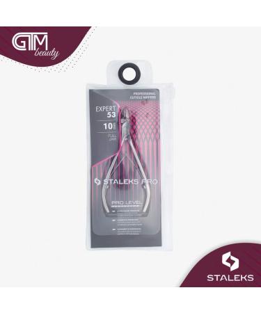 STALEKS Professional Cuticle Nipper Expert 53 (10mm) - Precision Nail Care Tool for Perfect Cuticles | Worldwide Shipping - Buy Online on GoSupps.com