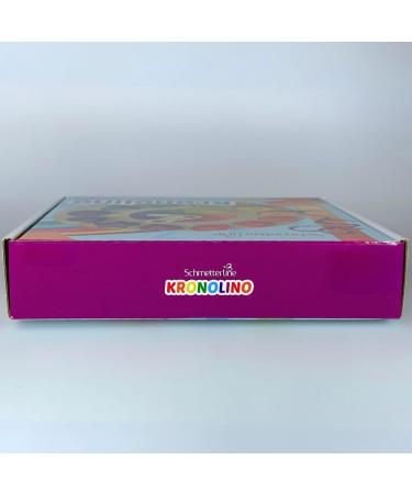 SCHMETTERLINE Kronolino Wooden Learning Clock | Rainbow Colors for Playful Time Learning | Ages 3+ - Buy Online on GoSupps.com