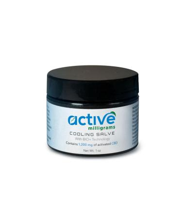 Hemp Cooling Salve for Joint & Muscle Relief - Infused with Menthol Shorea (Sal) Butter Yarrow Essential Oil Soothe Discomfort in Back Knees Neck Shoulder and Elbow - 1 OZ