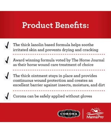 Manna Pro Corona Multi-Purpose Ointment - 2 oz | Soothing Skin Care for Pets & Livestock | International Shipping Available - Buy Online on GoSupps.com