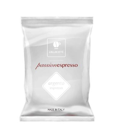 100 Capsules Cafè - PassioNespresso Argento - Comp. Nespresso - Lollo Cafè