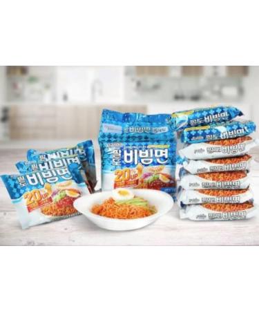 PALDO BIBIM MEN Korean Sweet & Spicy Stirred Fried Ramen Noodles 130g (Pack of 10) - Buy Online on GoSupps.com