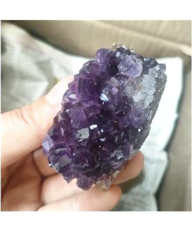 Natural Amethyst Geode Quartz Cluster Crystal Specimen Gifts Reiki Stones and Crystals Crystal Cluster (Size : 45-55g) - Buy Online on GoSupps.com