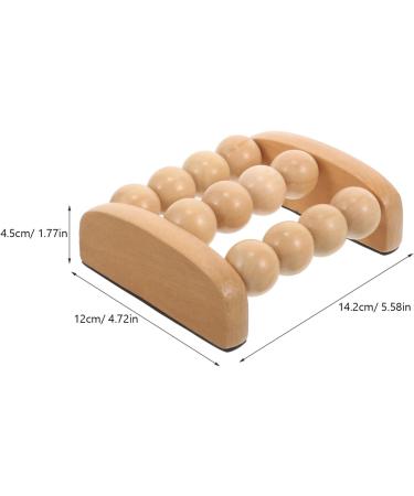 Buy Gatuida Wooden Massage Roller - Hand & Foot Muscle Relaxation Ball - Best Manual Body Roller for Calf & Leg Relief | International Shipping Available - Buy Online on GoSupps.com