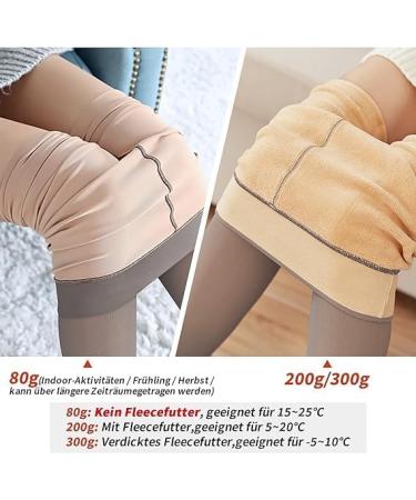 Shop Women's Fleece Pantyhose & Plush Socks - Warm Translucent Perfect Legs - 200g Thermal Comfort for 5-20 - Gray Transparent - Buy Online on GoSupps.com