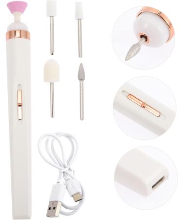 FRCOLOR 5 Sets Nail Polisher Plastic White Nail Grinder Manicure - Buy Online on GoSupps.com