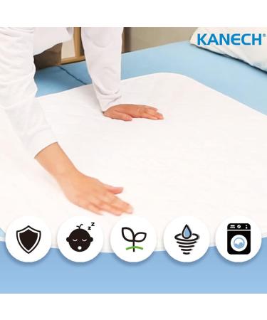 KANECH Bed Pads for Incontinence Washable  44"X52"(Pack of 1)  Heavy Absorbency Reusable Bed Pads Washable Waterproof for Adults  Elderly  and Pets 44x52 Inch (Pack of 1) - Buy Online on GoSupps.com