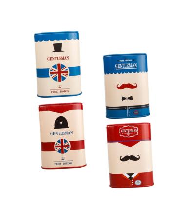 Frcolor 4 pieces of blade recycling box case for waste blades bucket for razor blades blades-storage bucket savings pots donor case metal container Student banknotes white sheet box box
