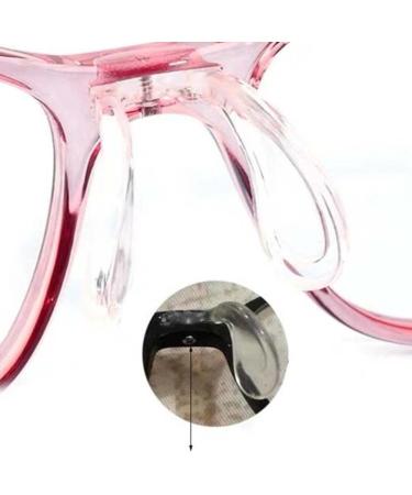 Buy Wekiva Metal Replacement Nose Pad Holder Pink Silicone for Kids Glasses U-Shaped Insert/Screw In - 2 Pieces - Buy Online on GoSupps.com
