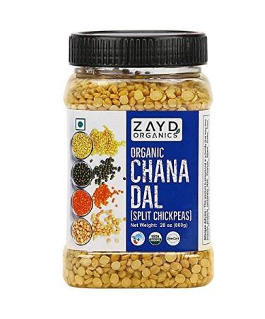 Zayd Organics Chana Dal Split Desi Chickpeas USDA Organic 1.75lbs (800g)