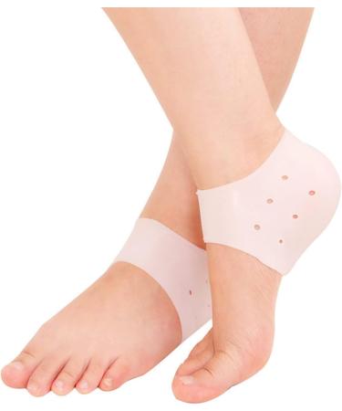 Tougod Silicone Heel Protection & Toe Cuffs for Fasciitis Relief - 3 Pairs Gel Cushions for Men & Women - Buy Online on GoSupps.com