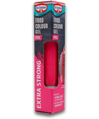 Dr. Oetker Extra Strong Pink Food Colour Gel 15G | Pink Gel Food Colour |Premium product |You can also use these food colour gels to create sugarpastes - Buy Online on GoSupps.com