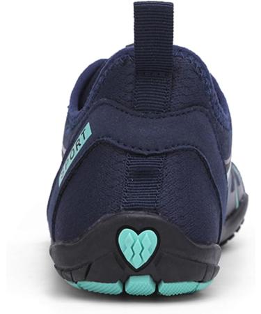 Surwin Barefoot Shoes for Men & Women - Non-Slip Quick Drying Water & Beach Shoes | Sizes 36-47 | Breathable & Lightweight Aquasiums in Navy Blue - Buy Online on GoSupps.com
