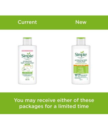 Simple Kind To Skin Protecting with Provitamin B5 Vitamin E and Glycerin Moisturizing Cream SPF 15 for Sensitive Skin 125 ml - Buy Online on GoSupps.com