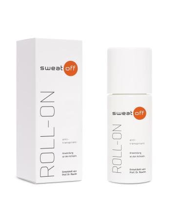Sweat-off antipranspirant roll on 50ml against sweating |Deo Roller against sweat |Antiperspirant for men and women 1 Pack single