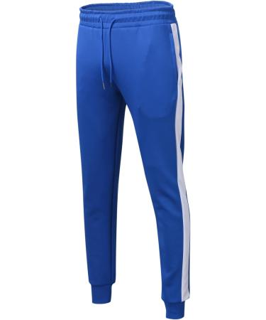 Buy Hanxiulin Men's Training Suit - Blue Polyester Jogging Set XXL | Comfortable Sweatshirt & Pants for Sports - Buy Online on GoSupps.com