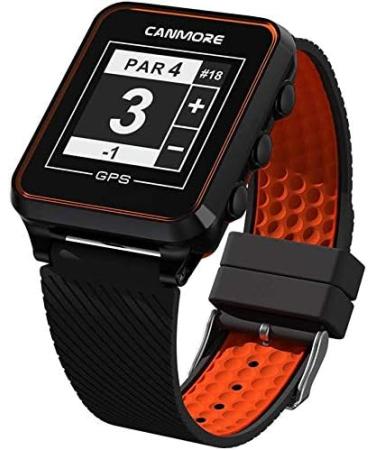 Buy Canmore TW-353 GPS Golf Watch (Black/Orange) with Power Supply - International Shipping Available - Buy Online on GoSupps.com