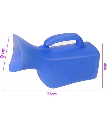 800ml Female Travel Outdoor Plastic Emergency Portable Toilet Urinal (Blue) Happy - Buy Online on GoSupps.com