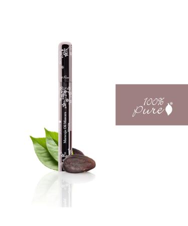 100% PURE Maracuja Oil Mascara - Intense Volume & Length, Fruit Pigmented, Vegan, Black Tea Color - 0.35 oz - Buy Online on GoSupps.com