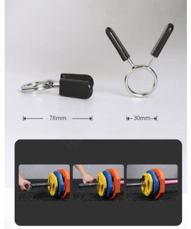 Buy Kaggepeza Dumbbell Closures - 4 Spring Clip Locks for 30mm Dumbbell Bars | Secure Weight Lifting Accessories for Exercise - Buy Online on GoSupps.com